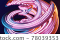 3d render abstract swirl background 78039353