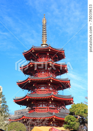 【神奈川縣】晴天川崎大師八角五層寶塔 【神奈川縣】晴天川崎大師八角五層寶塔 78039633