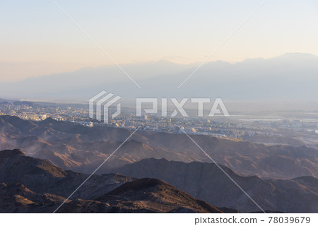 Mars like Landscape, Shlomo mountain, Eilat Israel 78039679