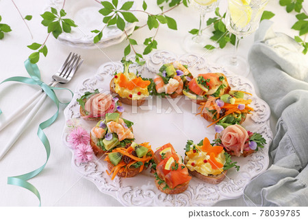 初夏蛋撻開放式三明治 78039785