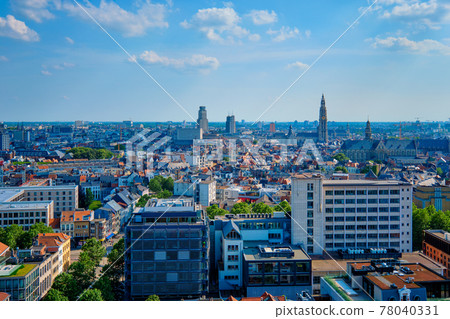 Aerial view of Antwerp 78040331