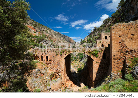 Riuns of Katholiko monastery, Chania region on Crete island, Greece 78040443