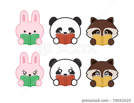Illustrations of animals, rabbits, pandas, and raccoons that impress you when you read Illustrations of animals, rabbits, pandas, and raccoons that impress you when you read 78041020
