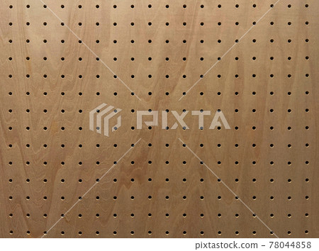 Background image of brown perforated board with wood grain Background image of brown perforated board with wood grain 78044858