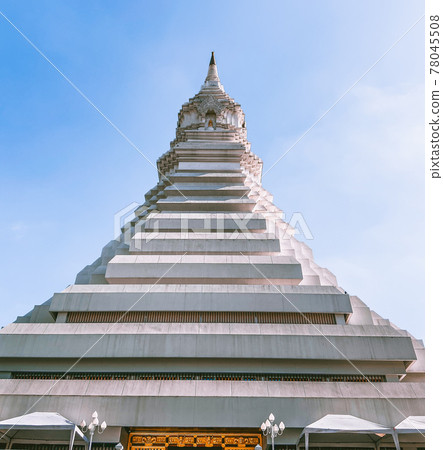 Wat Paknam Bhasicharoen, a temple, pagoda and Buddha statue in Bangkok Thailand 78045508