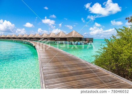 Water Villas (Bungalows) in the Maldives Water Villas (Bungalows) in the Maldives 78046032