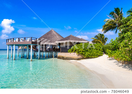 Water Villas (Bungalows) in the Maldives 78046049
