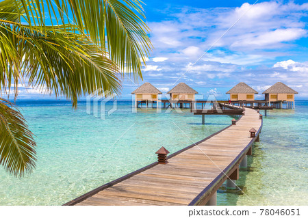Water Villas (Bungalows) in the Maldives Water Villas (Bungalows) in the Maldives 78046051