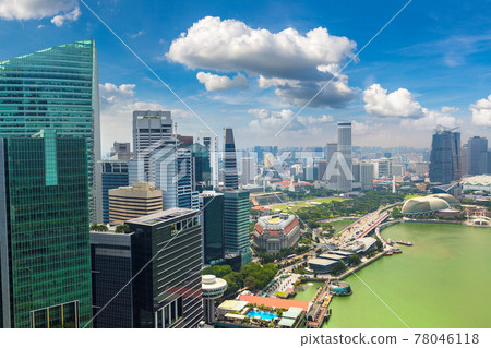 Panoramic view of Singapore 78046118