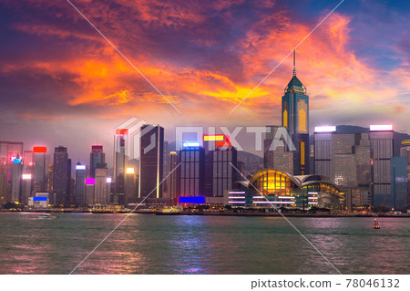 Victoria Harbour in Hong Kong Victoria Harbour in Hong Kong 78046132
