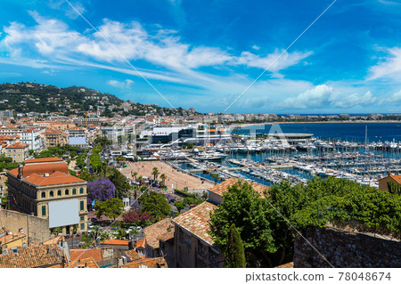 Panoramic view of  Cannes 78048674