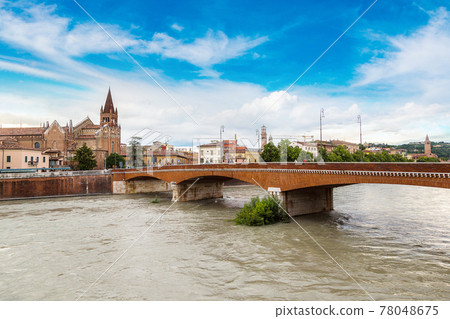 Adige River in Verona 78048675