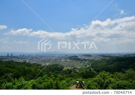 View of Takatsuki City from the ruins of Akutagawa Castle View from the summit 78048754