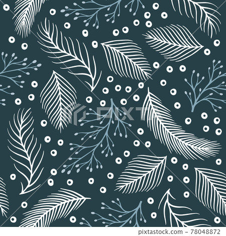 Garden flower, plants ,botanical ,seamless pattern vector design for cover, fabric, interior decor. Cute pattern with plant branch. Garden flower, plants ,botanical ,seamless pattern vector design for cover, fabric, interior decor. Cute pattern with plant branch. 78048872