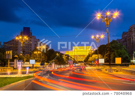Romanian parliament in Bucharest Romanian parliament in Bucharest 78048968