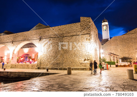 Walking street in Dubrovnik Walking street in Dubrovnik 78049103