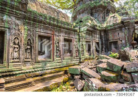 Ta Prohm temple in Angkor Wat Ta Prohm temple in Angkor Wat 78049167