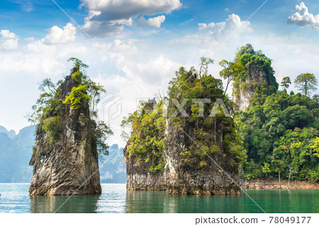Cheow Lan lake in Thailand Cheow Lan lake in Thailand 78049177