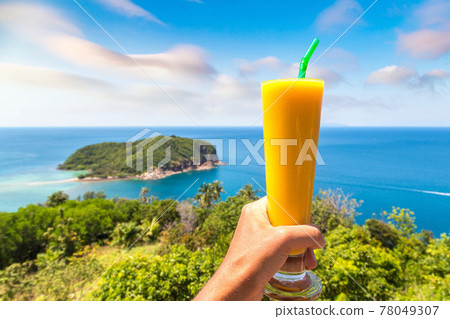 Mango shake on Phangan island Mango shake on Phangan island 78049307