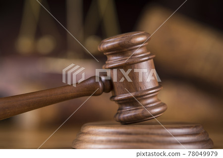 Law wooden gavel barrister, justice concept, legal system concept Law wooden gavel barrister, justice concept, legal system concept 78049979
