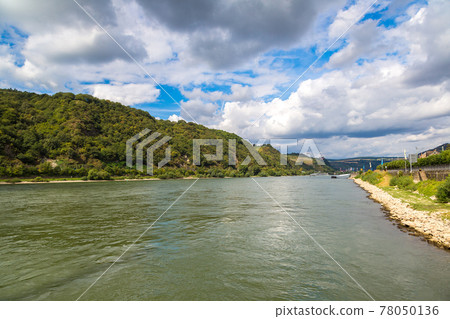 Romantic Rhine valley in Germany Romantic Rhine valley in Germany 78050136