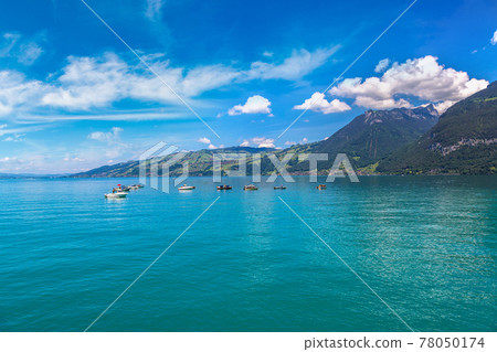 Thunersee lake in Switzerland 78050174