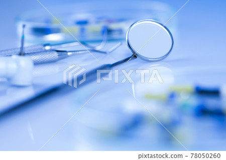 Dental tools and equipment background Dental tools and equipment background 78050260