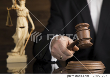 People, law theme, mallet of judge, wooden gavel People, law theme, mallet of judge, wooden gavel 78051223
