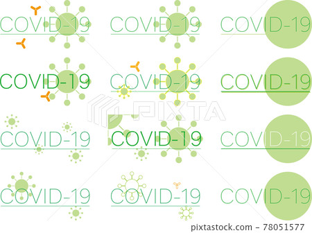 [Medical] New coronavirus (CIVOD-19) logo 78051577