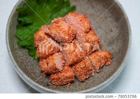 Grilled cod roe and grilled cod roe 78053786