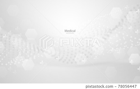 Medical treatment in innovation concept abstract  technology communication concept vector background. 78056447