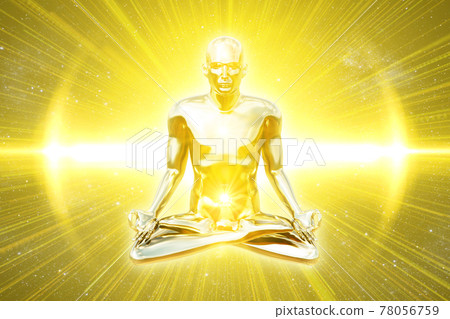 Yoga_Meditation_Zazen_007 Awakening Enlightenment Chakra Gold Light Background Yoga_Meditation_Zazen_007 Awakening Enlightenment Chakra Gold Light Background 78056759