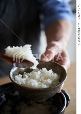 A man who squirts white rice A man who squirts white rice 78056760