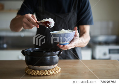 A man who squirts white rice A man who squirts white rice 78056768