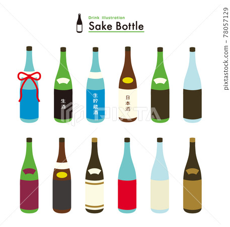 Sake bottle set 78057129