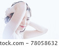 美麗的年輕女子美麗形象 78058632