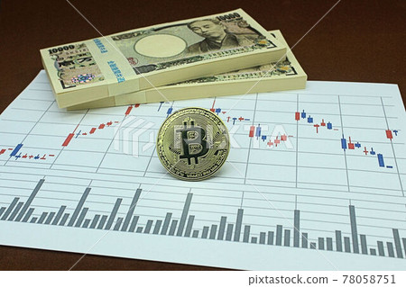 [Thumbnails of articles about virtual currency, bitcoin, investment, etc.] Bitcoin and a wad of million yen 78058751