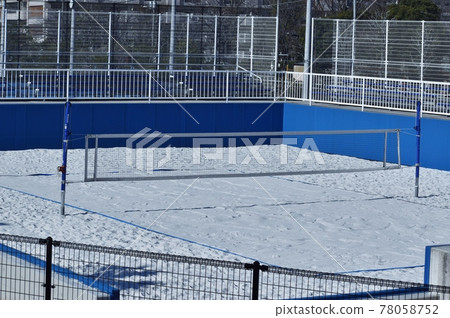 Beach volleyball court Beach volleyball court 78058752