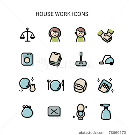 Housework sharing icon 78060370