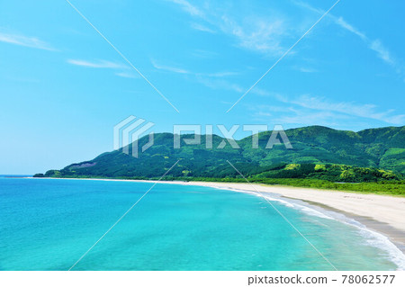 宮崎縣藍天和海景 78062577