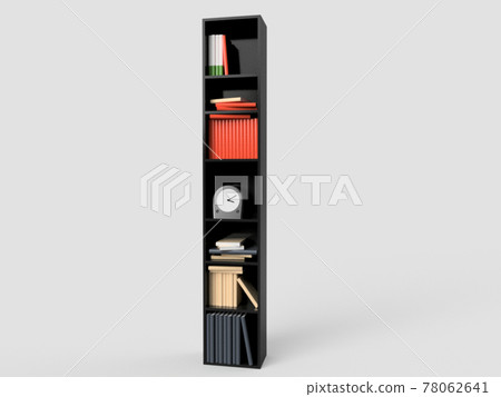 Bookshelf with books Bookshelf with books 78062641