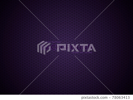 Hexagon pattern purple color background vignette design Hexagon pattern purple color background vignette design 78063413