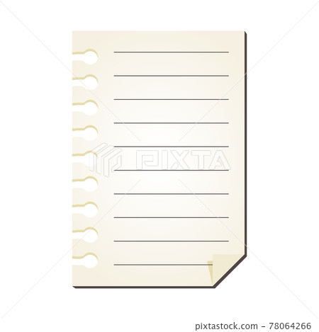 Ruled line notebook memo pad background material 78064266