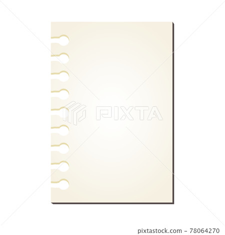 Blank notebook memo pad background material Blank notebook memo pad background material 78064270