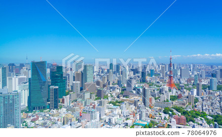 東京風景夏天的天空 78064976