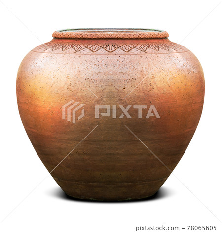 Traditional pottery isolated 78065605