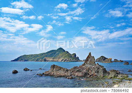 [Okiakime Island from Gotohana Observatory] Akimegi, Kasasa-cho, Minamisatsuma City, Kagoshima Prefecture 78066492