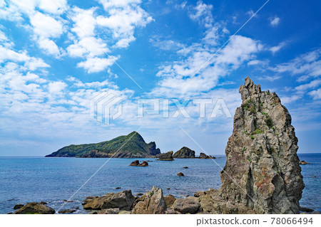[Okiakime Island from Gotohana Observatory] Akimegi, Kasasa-cho, Minamisatsuma City, Kagoshima Prefecture 78066494