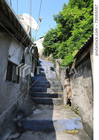 Jeongneunggol. Roses. At the gate, house 78068087