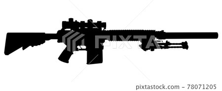 sniper rifle symbol silhouette sniper rifle symbol silhouette 78071205